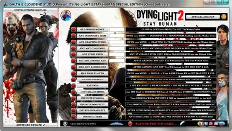 DYING LIGHT 2 Stay Human Trainer Cheats Mods Trick Codes Software Cheat
