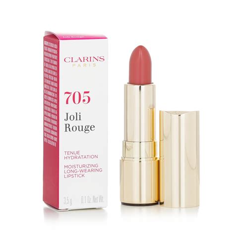 clarins joli rouge long wearing moisturizing lipstick 705 soft berry 3 5g cosmetics now