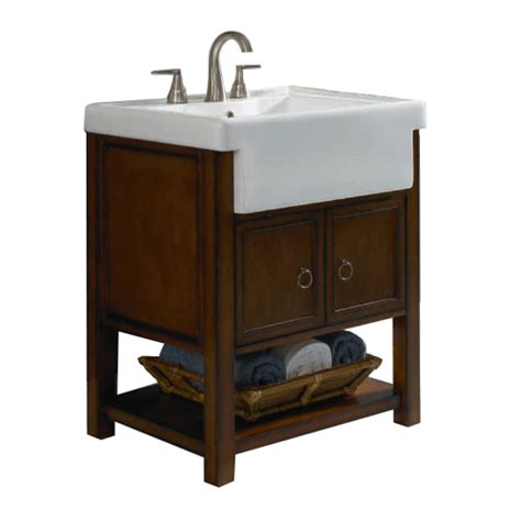 You can use these bathroom sink cabinets lowes in several places such as private properties, offices, hotels, apartments, and other buildings. Allen Roth Sable Mitchell Bath Vanity with Farmhouse Sink ...