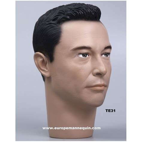 Realistic Male Mannequin Head Militaria Collection Museum