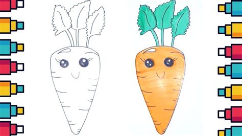 It's large enough to print on a full sheet of paper and is the latest tweets from carrot (@carrotsprout_). How to Draw Cartoon Carrot with Face for Kids #carrot # ...