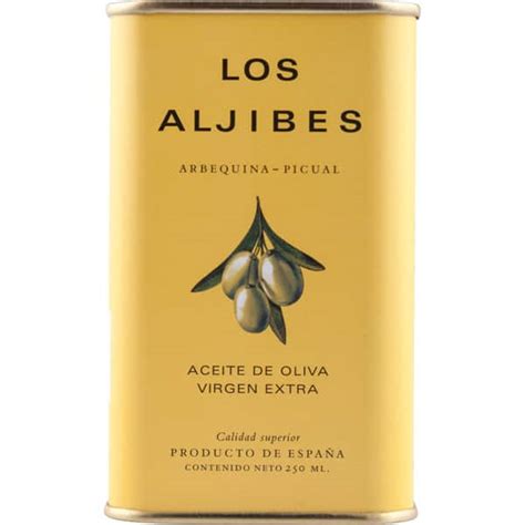 aljibes aceite de oliva virgen extra arbequina picual botella 250 ml