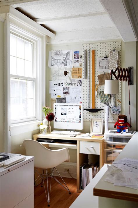 Check out our small office decor selection for the very best in unique or custom, handmade pieces from our prints shops. 57 Cool Small Home Office Ideas - DigsDigs