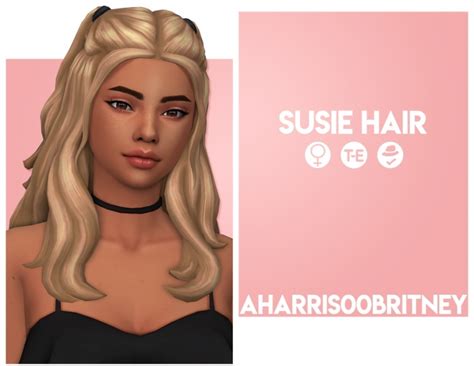 Susie Hair At Aharris00britney Sims 4 Updates