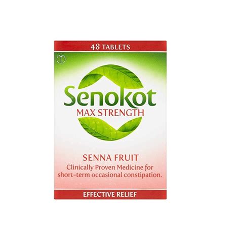 Senokot Max Strength Senna Laxative 48 Tablets