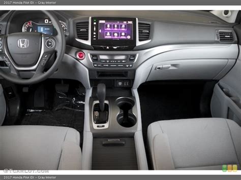 Gray Interior Dashboard For The 2017 Honda Pilot Ex 118662024