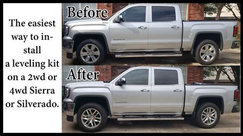 Gmc Sierra Leveling Kit Before And After