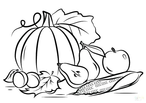 Fall Pumpkin Coloring Pages For Kids At Free