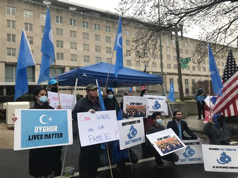 Uyghur Rally Puts Genocide In Focus Ahead Of Us China Talks