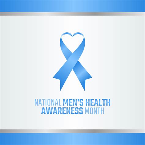 Vector Graphic Of National Mens Health Awareness Month Good For