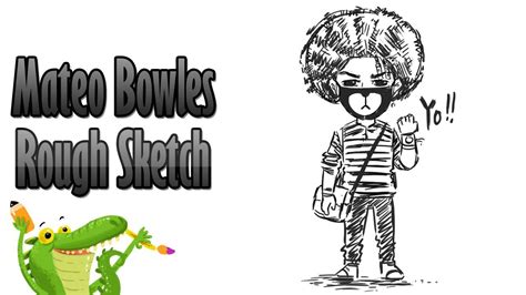 How To Draw Ayo And Teo Mateo Bowles Rought Sketch Youtube