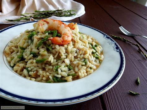 Maybe you would like to learn more about one of these? Risotto con asparagi e gamberi, senza burro e molto gustoso