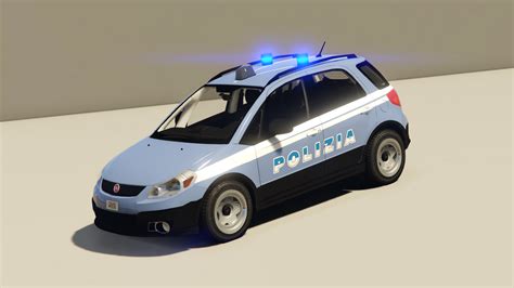 Fiat Sedici Polizia Di Stato RESKIN GTA Mods
