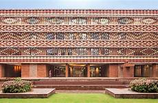 krushi bhawan facade odisha dezeen brickwork intricate refine orissapost