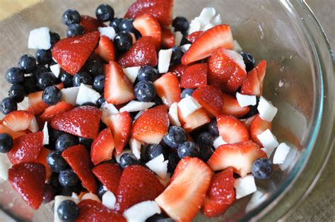 Red White And Blueberry Fruit Salad Our Handcrafted Life
