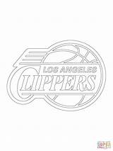 Coloring Clippers Angeles Los Lakers Nba Rams Sport Printable Sheet Sheets Template Library Clipart Line sketch template