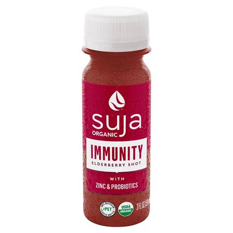 Suja Organic Immunity Elderberry Cold Pressed Juice Shot Shop Juice