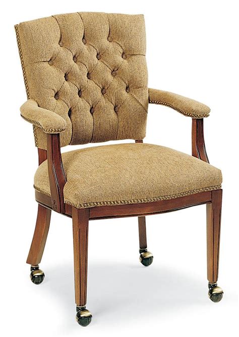 Fairfield Chairs Button Tufted Occasional Chair With Casters Story