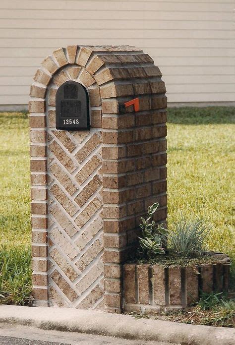 80 Brick Mailbox Ideas Brick Mailbox Mailbox Stone Mailbox