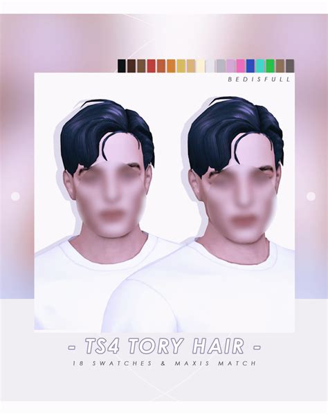 Bed Ts4 M Mm Woody Hair Bed Musae On Patreon Sims 4 Mm Cc Sims Four