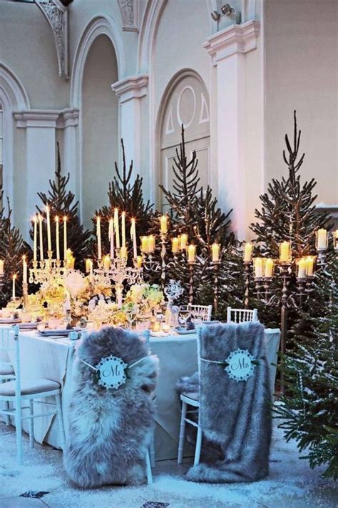 How To Use Fur For Your Wedding 43 Ideas Winter Wedding Centerpieces