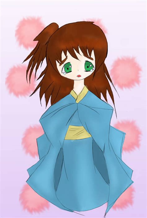 Kimono Girl Chibi By Heartbeatangel7575 On Deviantart