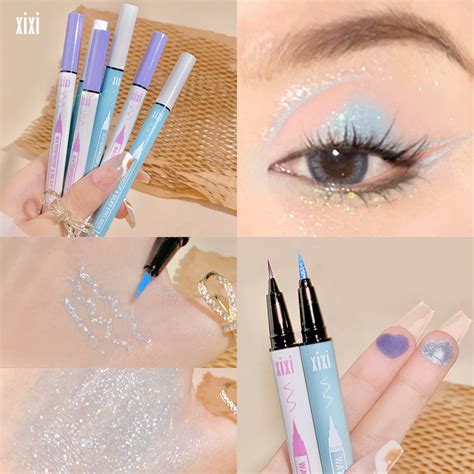 Highlighter Glitter Liquid Eyeliner Lying Silkworm Pen Shiny Eyeshadow Lasting Waterproof Quick