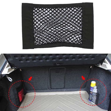 Car Interior Nets 1pc 4025cm Car Trunk Seat Back Elastic Mesh Net Car