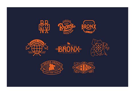 Free Bronx Logo And Badges 159277 Vector Art At Vecteezy