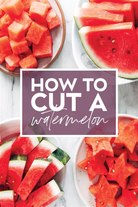 Meow Recipes How To Cut A Watermelon
