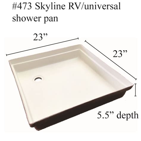 473 Skyline Rv Fiberglass Shower Pan Sierra Engineering Company
