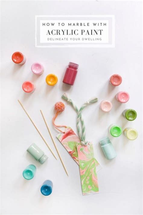 Learn How To Make Marbled Crafts Using Simple Acrylic Paint A Complete