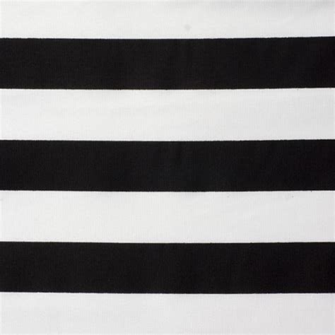 Cali Fabrics Black And White 1 Striped Polycotton Print 60 Wide