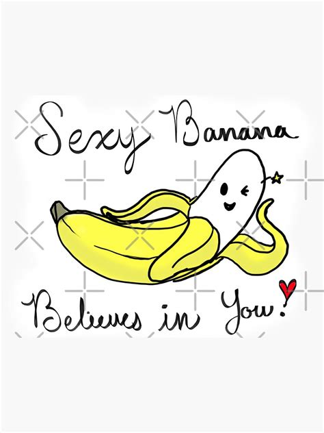 Sexy Banana Sticker By Grimstonereaper Redbubble