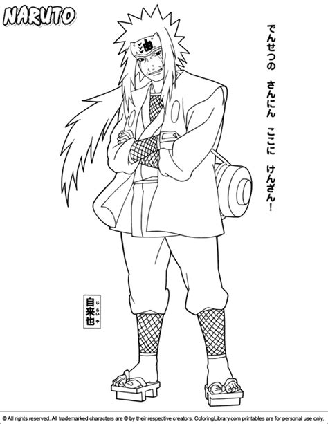Naruto Colouring In Coloring Library