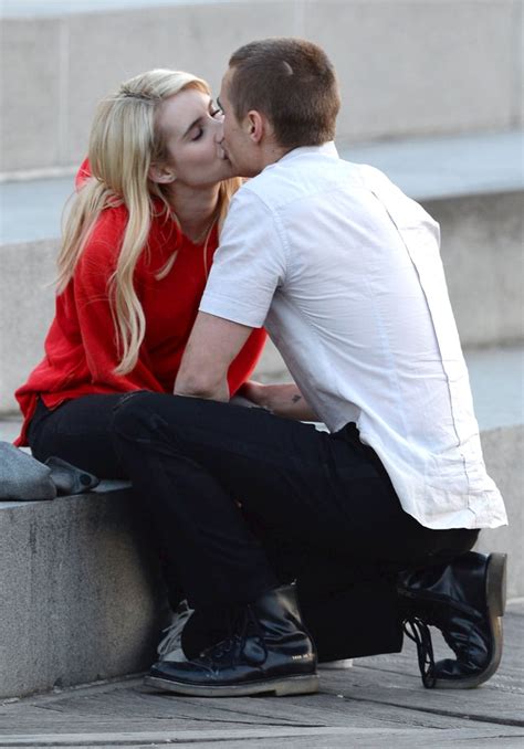 Emma Roberts And Dave Franco Kiss On The Set Of Nerve Popsugar