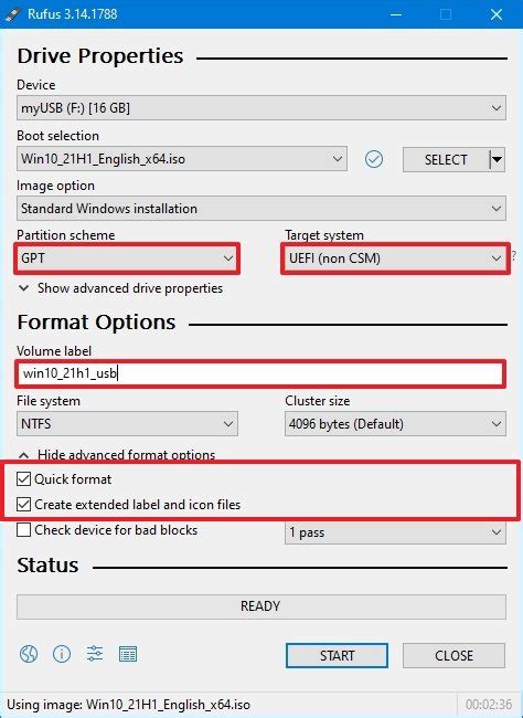 How To Install Windows 10 With Rufus Usb Turnage Thadfice