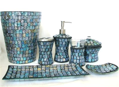 You'll love our bath and shower accessories from around the world. Mosaic Bathroom Decor Awesome Mosaic Bathroom Accessories ...