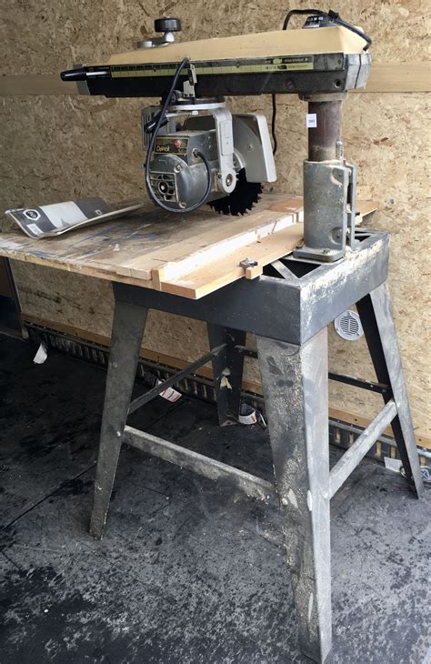 Dewalt 770 Powershop Deluxe 10in Radial Arm Saw