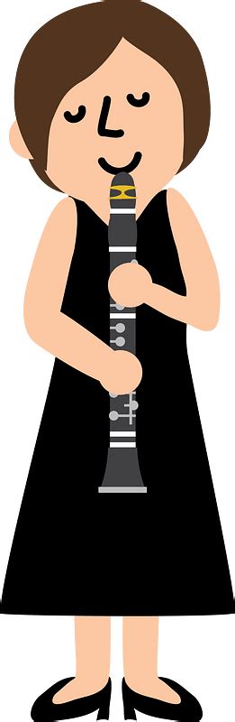 Clarinet Player Music Clipart Free Download Transparent Png Creazilla