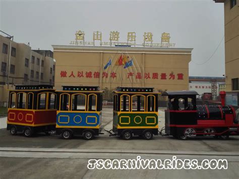 Vintage Amusement Park Trains