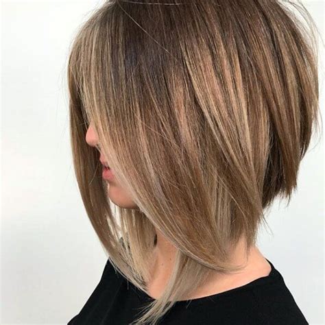 Angled Lob Haircuts That Prove Blunt Isnt Always Better In 2020