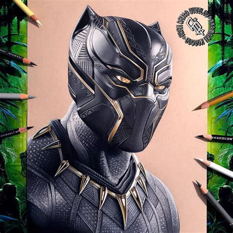 Pin By Ellie Graber On Characters And Fanart Black Panther Drawing