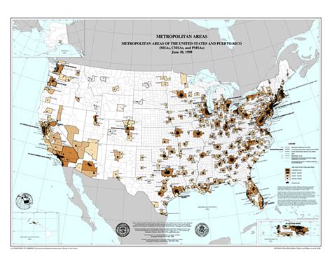 Metropolitan Areas History Us Census Bureau