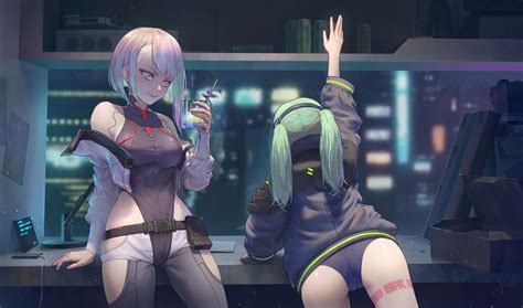 Rebecca And Lucy Cyberpunk And More Drawn By Jay Xu Danbooru