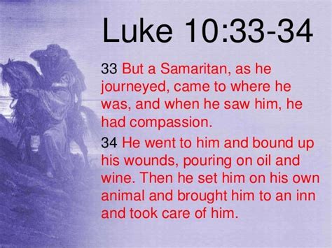 How Can I Be A Neighbor The Parable Of The Good Samaritan Luke 102