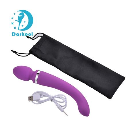 Waterproof Vibrating Dual Tip Wand Massager With Touch And Pressure