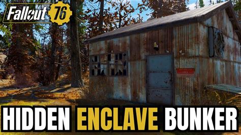 Secret Underground Enclave Bunker Build Fallout 76 Camp Tutorial