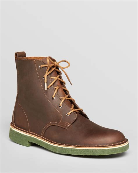 Lyst Clarks Desert Mali Leather Boots In Brown For Men