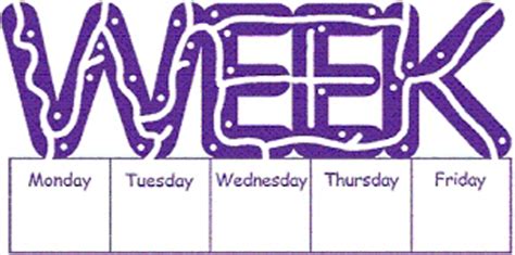 Blank Weekly Calendar Monday Through Friday Calendar Template 2022
